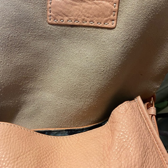 TED BAKER Pink salmon leather Markun Cross Body Bag - Picture 6 of 16